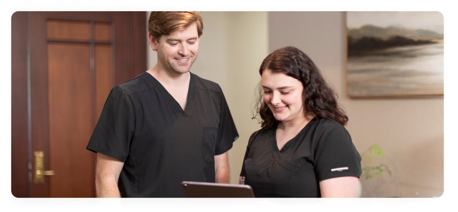 Cameron Walsh and members of the Walsh clinical team